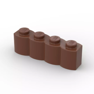 LEGO® Pallisade 1 x 4 x 1 Noppen 30137 rötlich braun